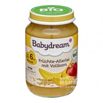 [2 pieces]Babydream German Organic Fruits and Vegetables Mixed Puree 