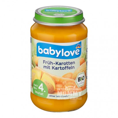 [4 pieces]Babylove German Carrot Mashed Potatoes over 4 months old