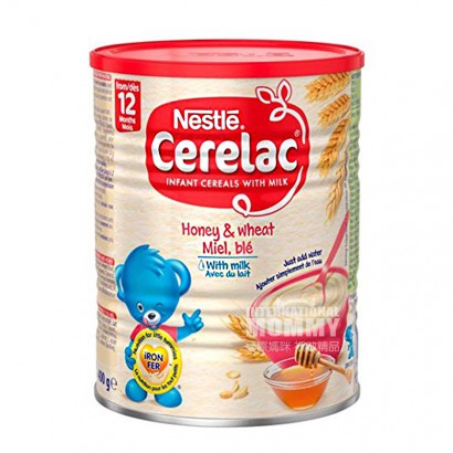 [4 pieces]Nestle German Cerelac Series Calcium Iron Zinc Milk Honey Rice Noodles over 12 months old