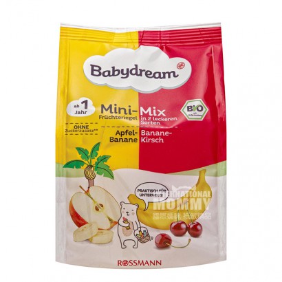 Babydream German Organic Fruit Bar Mix Pack over 12 months old