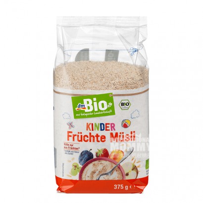 [4 pieces]DmBio German Children's Organic Fruit Cereal Cereal