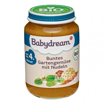 Babydream German Organic Vegetable Noodle Puree over 4 months old *6