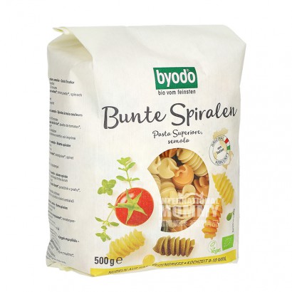 [2 pieces] Byodo Italy Organic Baby Colorful Spiral Noodles 500g