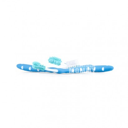 Nuby us Nubi baby blue learning toothbrush 3-piece overseas original