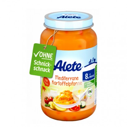 [4 pieces]Nestle German Alete Series Organic Vegetable Milk Puree