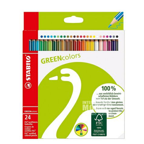 STABILO Germany FSC certified crayons 24 original overseas local edition