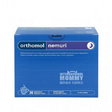 Orthomol Germany helps sleep melatonin granules 30 bags