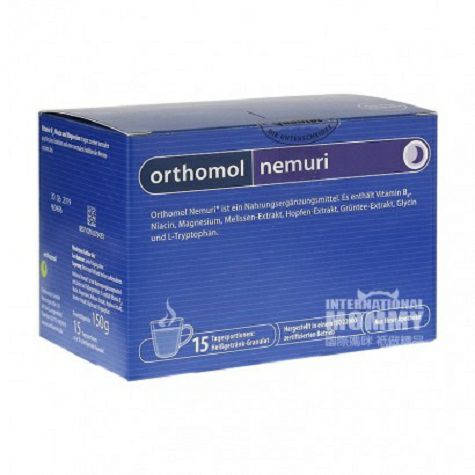 Orthomol Germany sleep promoting melatonin granules 15 bags