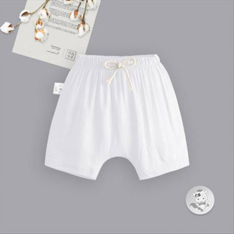 Verantwortung Baby boys and girls fresh European and American style summer mosquito PP shorts white