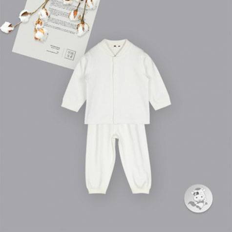 Verantwortung Baby boys and girls organic cotton pajamas home service European classic tops and pants suits