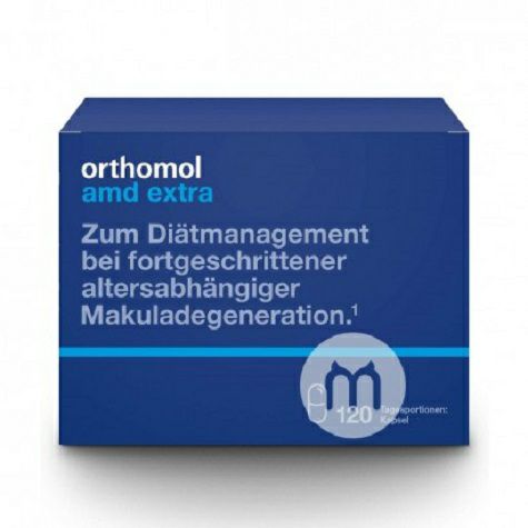Orthomol Germany lutein capsules for senile macular degeneration 120 Capsules