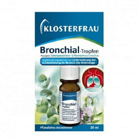 KLOSTERFRAU Germany bronchial throat discomfort thyme Eucalyptus drops