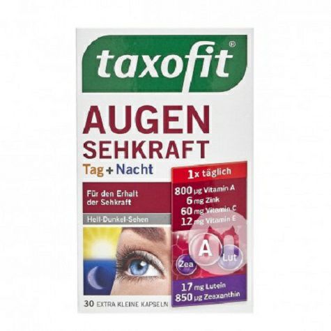 Taxofit Germany lutein day and night eye care capsule 30 tablets