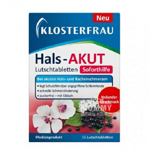 KLOSTERFRAU Germany lozenges for acute sore throat
