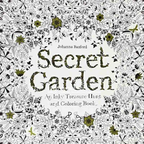 Secret Garden British hand-painted coloring book English version Overseas local original