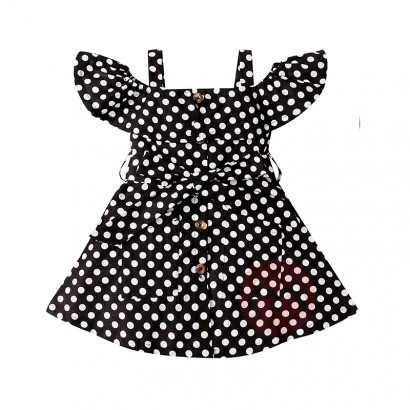 0-18 Months Hot Selling Comfortable Infant Kids Dot Summer Clothing Baby Girl Dress