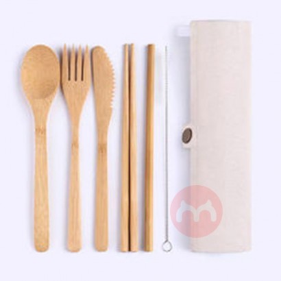 SUNNICE Reusable Eco friendly bamboo cutlery travel home use 100% biodegradable kitchen  tabletop