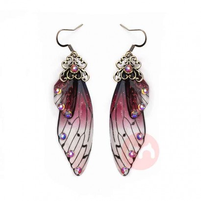 LXY Women's Long Butterfly Wing Ear...