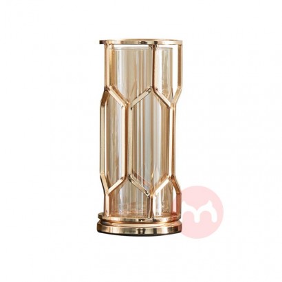 MSA Metal Vase Latest Design Luxury Wedding Centerpiece Decoration Flower Vase Gold Floreros Metalicos New Metal Glass F