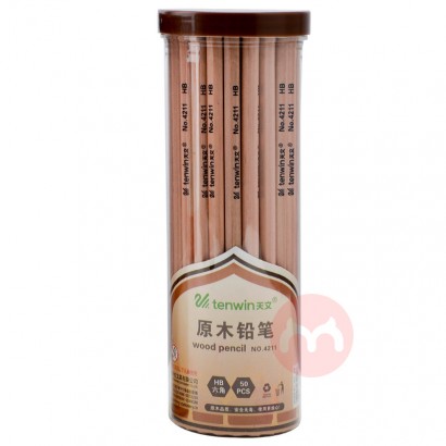 Tenwin China Manufacturer HB/2B Wooden Hexagon Log Pencil HB For Children