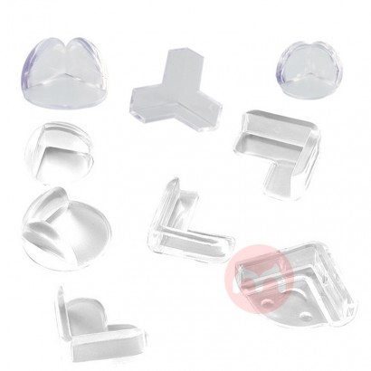 [20 packs]Anti collision corner Children's transparent silicone corner protector  safe and multi-style anti-collision co