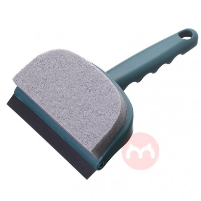 New Wall Glass Cleaning Brush Double-sided Brush Head To Scrape Glass Mirror Cleaning Scrape Scouring Pad Sponge