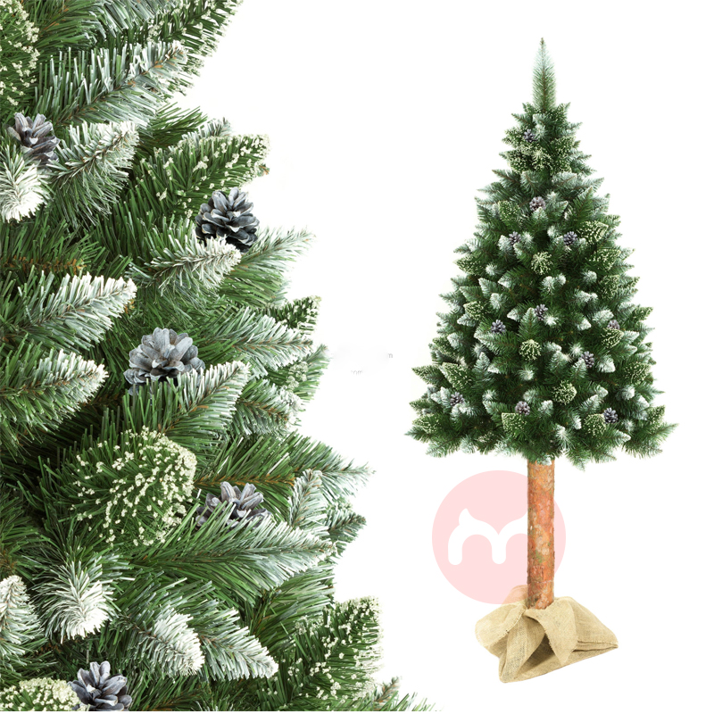 SYXMAS With Wood Pole Artificial Ch...