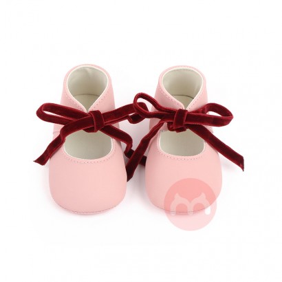 OEM Pink baby moccasin kids shoes f...