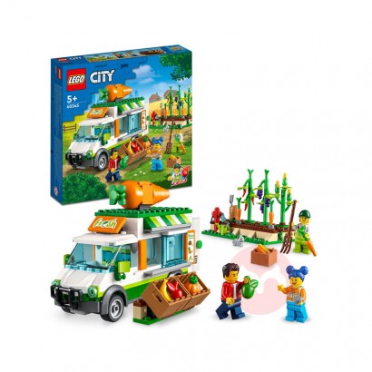 LEGO City farm vegetable truck toy