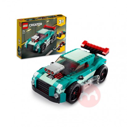 LEGO 3 in 1 street racing model