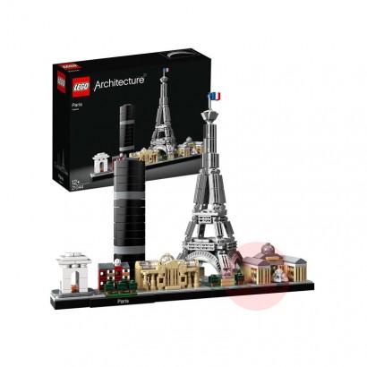 LEGO Eiffel Tower Louvre model set