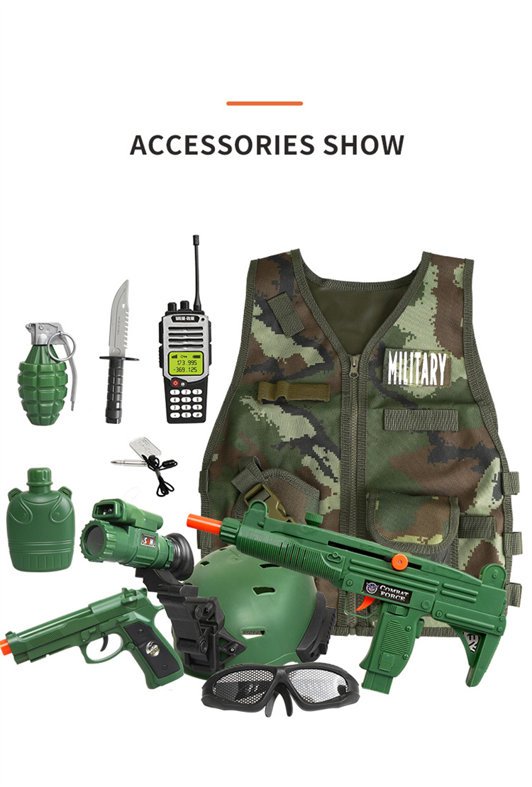 2020 best selling items military pretend play toys 