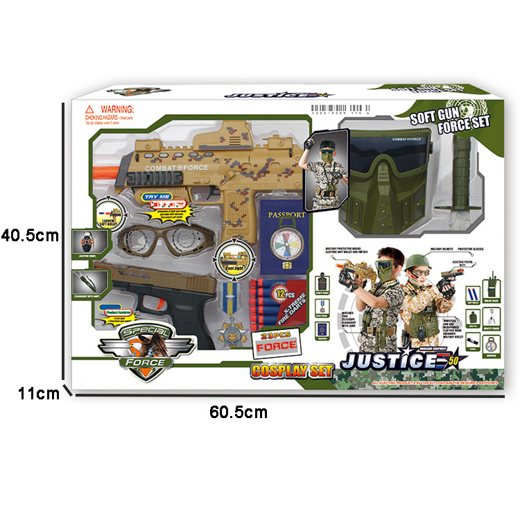 Military force army solider play set toy military Equipment Suite 