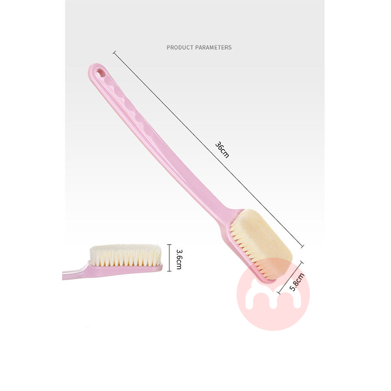Kik Factory Supply Body Cleaning Brush Soft Shower Brush Muiti-color Cleaning Tool for Body Back Wash Helper