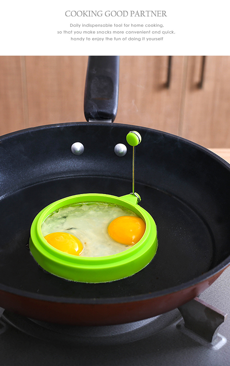 Custom Design Shape Cooking Pancake Silicone Non Stick Omelette Mold