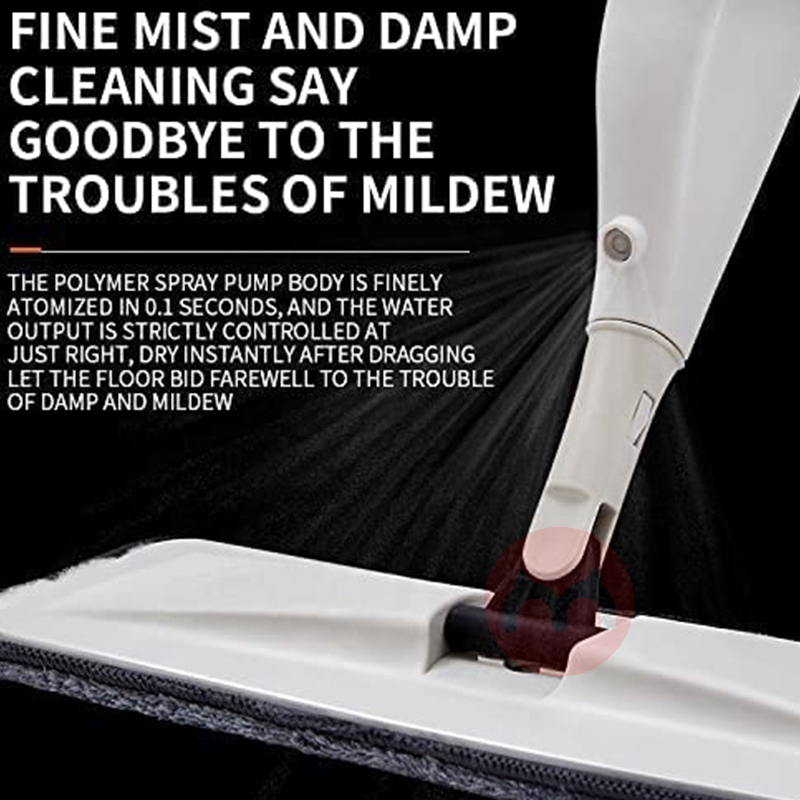 YAYA Free Hand Flat Floor Mist Swob Household Washing Bathroom Tool Scrape Cleaning Automatic Spray Water Floor Mop