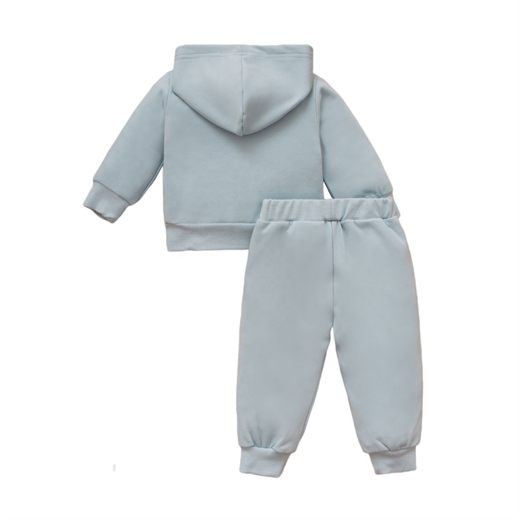 JINXI Winter organic cotton baby hoodie suit