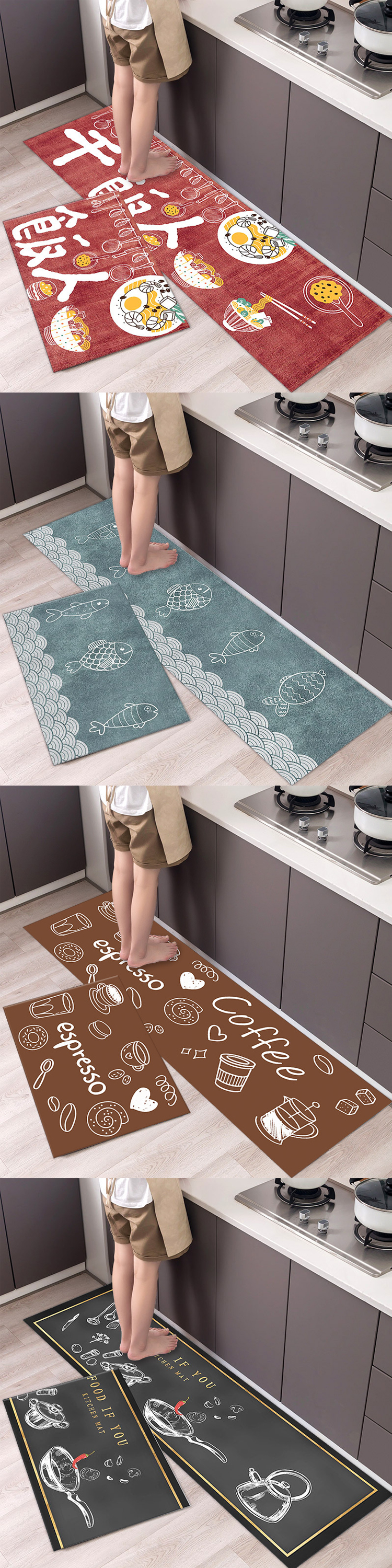 OEM Nordic style bathroom mat washable floor doormat