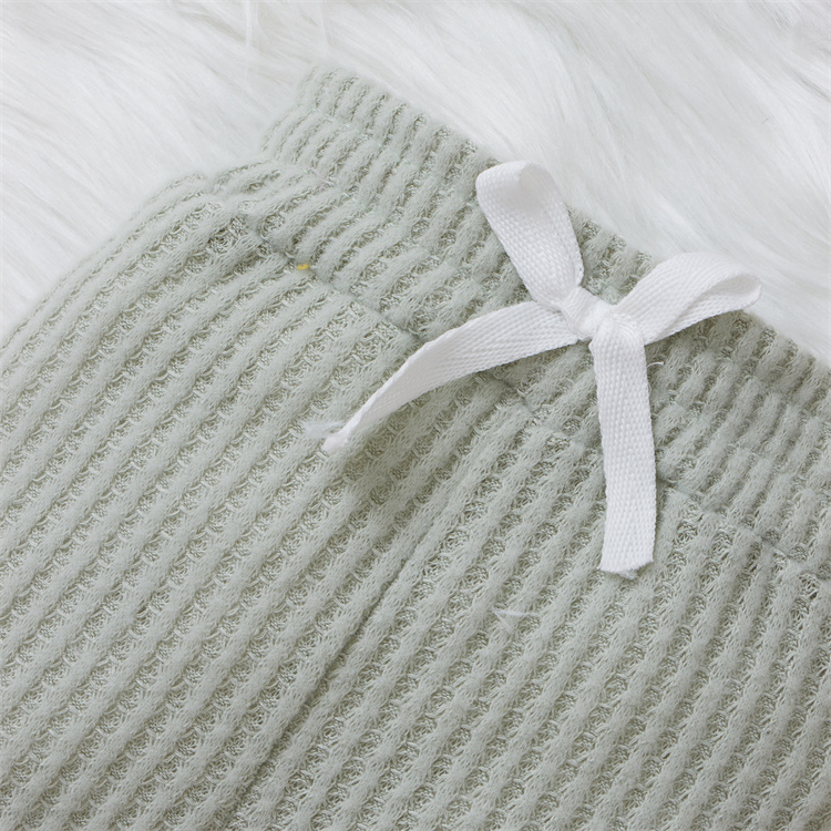 JINXI Waffle pattern cotton soft, plain baby suit