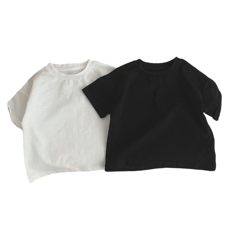 JINXI Cotton children's t-shirt blank loose version of the boy