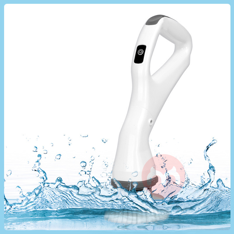 Qupu factory Outlet electric spin toilet floor scrubber cleaning brush cordless toilet scrubber