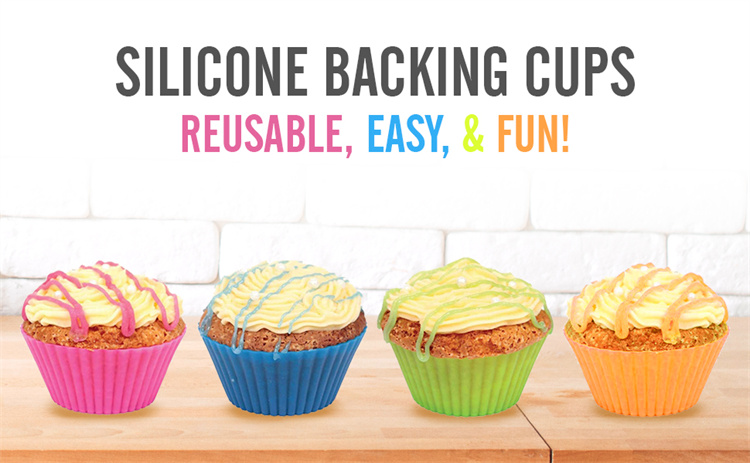 Silicone cake baking cup
