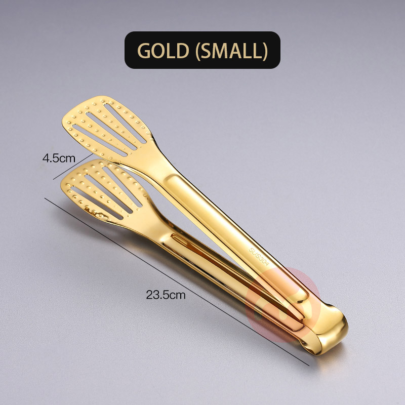 WORTHBUY colorful 9/12 inch steak bread meat serving cooking tongs 304 stainless steel food tongs for kitchen accessorie