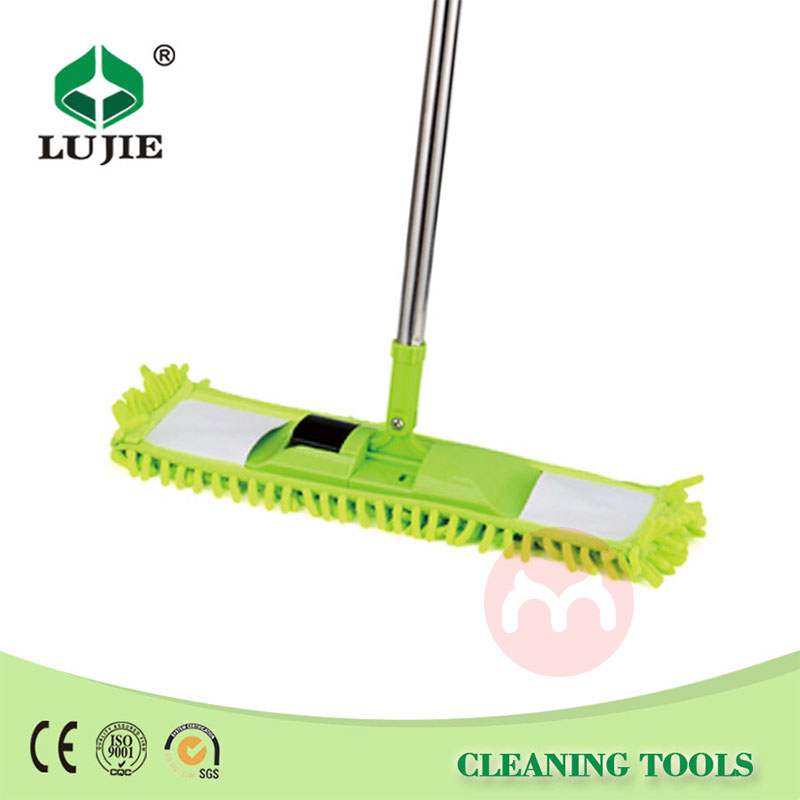 LUJIE Custom color stainless steel handle floor cleaning mop