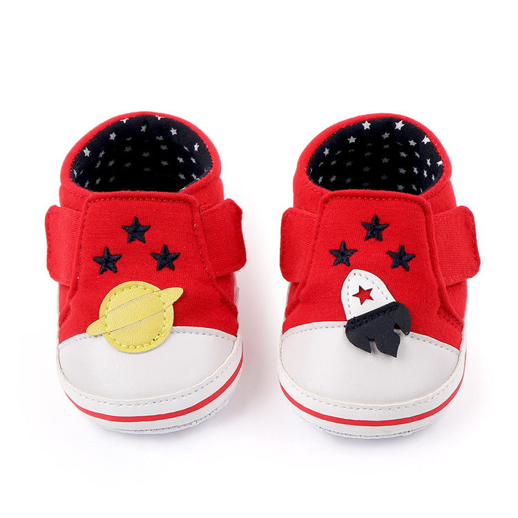 OEM Star print non-slip baby walking cartoon casual kids shoes