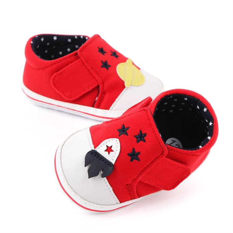 OEM Star print non-slip baby walking cartoon casual kids shoes