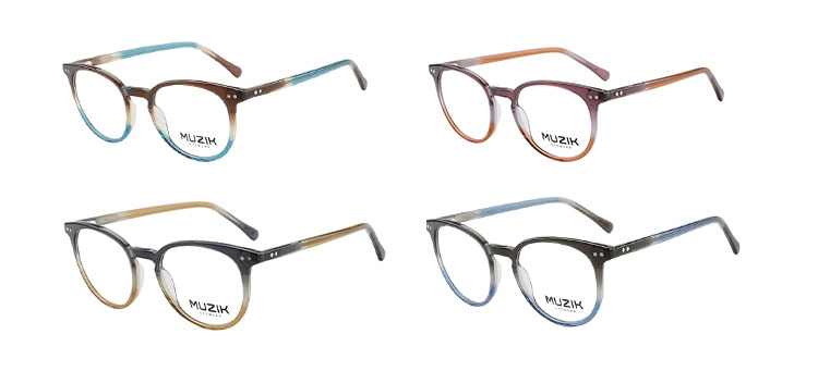 Retro popular acetate fiber optical glasses frame