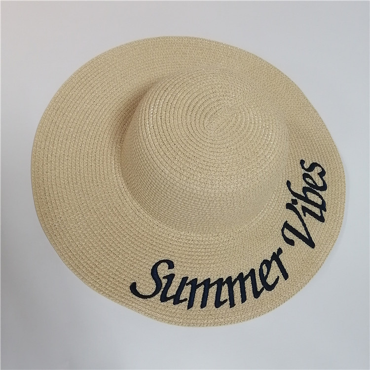 Wide brim Beach Sun straw hat