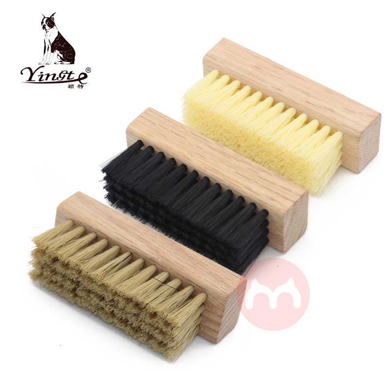 Yingte Oak wood Hard pp hair medium plastic hair soft pig hair brush sneaker shoe cleaning brush