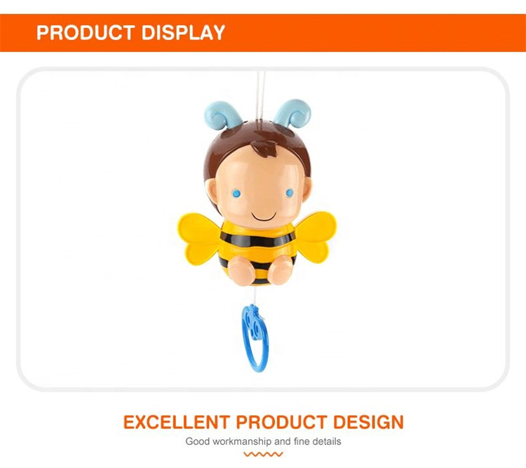 GOODWAY cartoon bee stroller pull rope toy